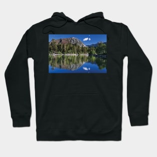 Sherwin Lake Reflects Mountains Hoodie